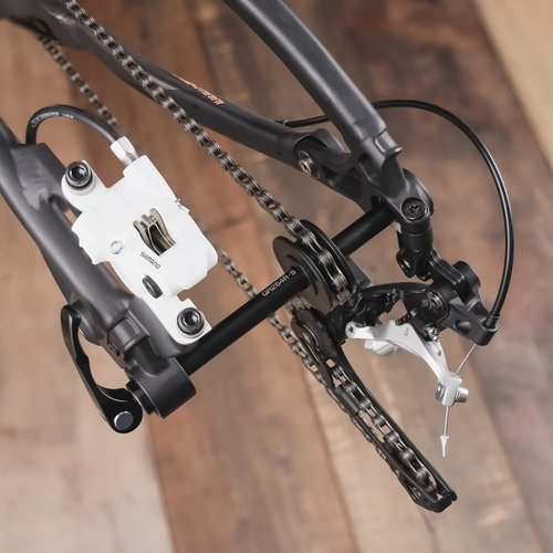 BikeHand Dummy Hub Bicycle Bike Easy Chain Keeper Tool Holder Frame Protector - Quick Release Or MTB 12mm Thru Through Axle