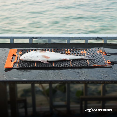 KastKing EZ Fillet Fish Fillet Mat, Anti-slip Texture With 25" Integrated Ruler, Extended Dimensions, Easy to Clean Material, Portable Storage, Fish Cutting Board