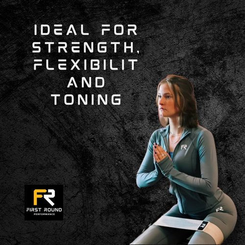 Resistance Bands Set with Carry Bag, 3 Pieces (Black)