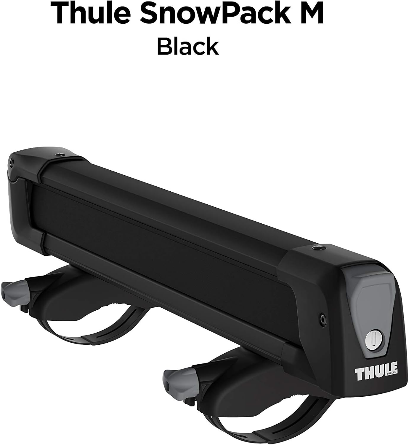 Thule SnowPack Ski/Snowboard Rack, Large (6 Pr/4 Boards), Black