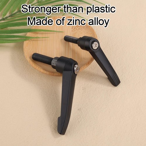 NQEUEPN 2pcs Exercise Bike Seat & Handlebars Slide Adjustment Handles Bar Extender, Alloy L-Handle Exercise Bike Parts Accessories Compatible with Peloton Original Bike & Bike+ Replacement