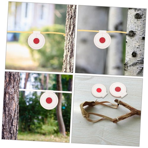 SUPVOX Three-Layer Thickened Targets for Outdoor Practice - 8Pcs Microfiber Shooting Accessories for Arrows and