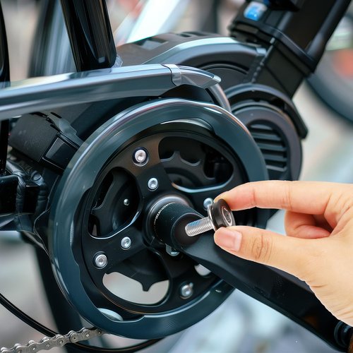 6 Pcs 8mm Bike Hex Crank arm Fixing Bolt Crank Arm Fixing Bolts Bike Hex Crank Screws with Caps Bottom Bracket Screws for Square Cranksets