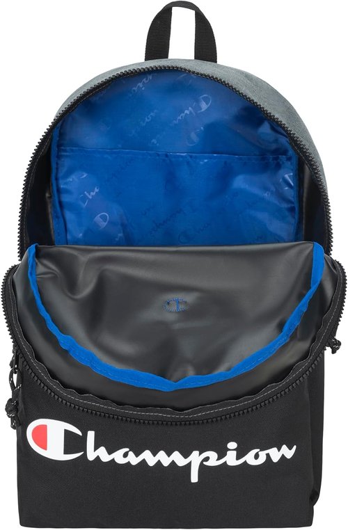 Champion Manuscript Backpack, Black, One Size