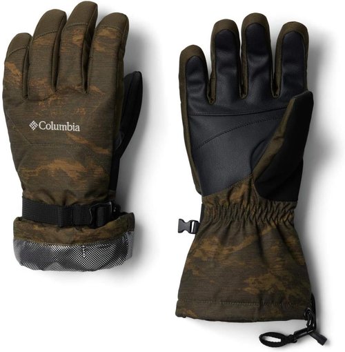 Columbia Men's Whirlibird Glove, Olive Green Mountains Jacquard, Small