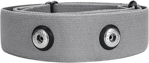 Rich Green Valley Heart Rate Monitor Chest Strap Compatible with Polar H10 H9 H7 H1 Wahoo Tickr Garmin HRM Belt,Black&Gray Large