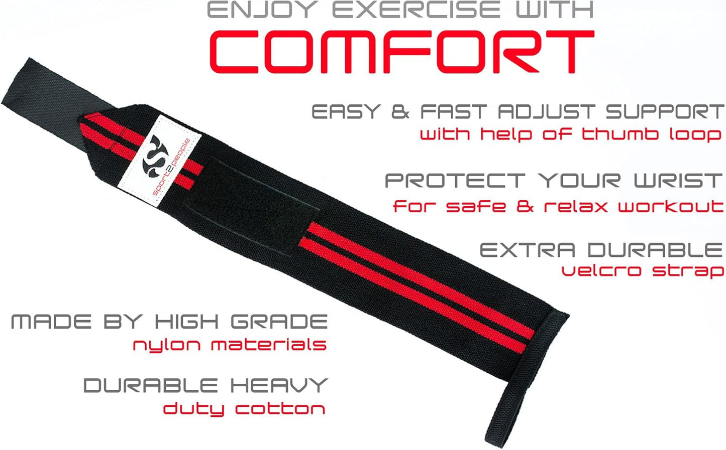 Weightlifting Wrist Support - Deadlift Straps for Weight Lifting, Bodybuilding, Powerlifting, and Strength Training, Crossfit