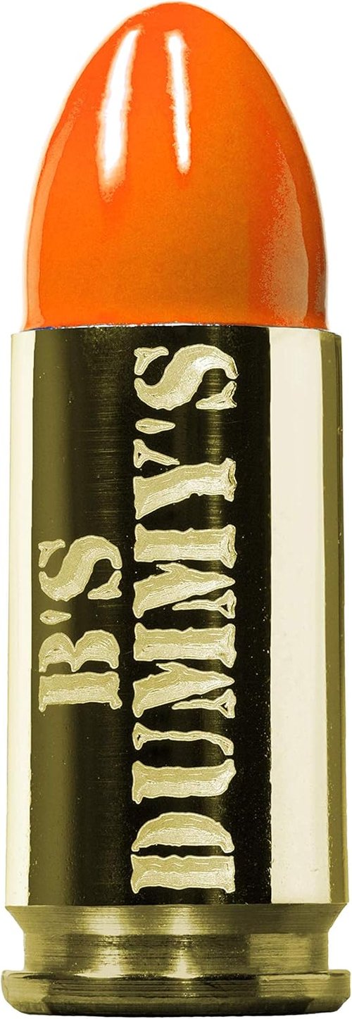 B's Dry Fire Snap Caps - A.K.A. B's Dummy's - Dummy 9mm Luger Training Caps (5 Pack) (Orange Brass)