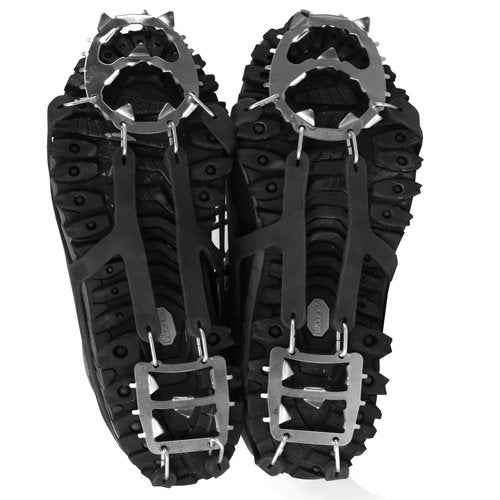 Harrier Hardware Crampons with Metal Spikes, Men's Sizes 10-13, 1/4-inch Spikes