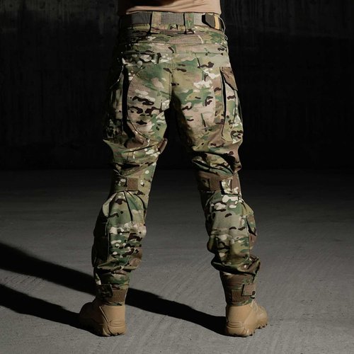 G3 Combat Pants,Military Tactical Pants,Outdoor Hunting Paintball Game Training Pants with Knee Pads (40) Multicam