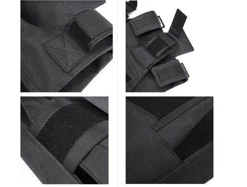 secibem Tactical Vest Outdoor, Adjustable Training Protective Outdoor Vest, Suitable for Light movement Vest Gilet Equipment.
