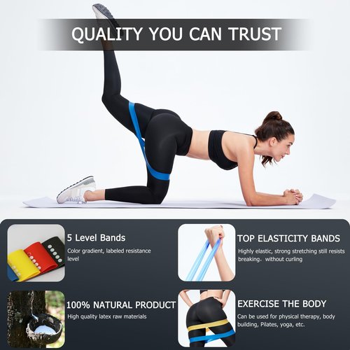 10pcs Professional Resistance Bands