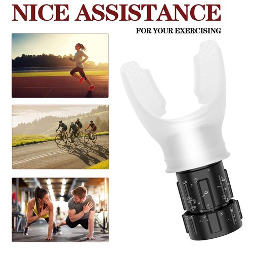 Vital Capacity Trainer Fitness Exercise Lung Muscle Training Device Adjustable Resistance Portable Exerciser Breathing Trainers