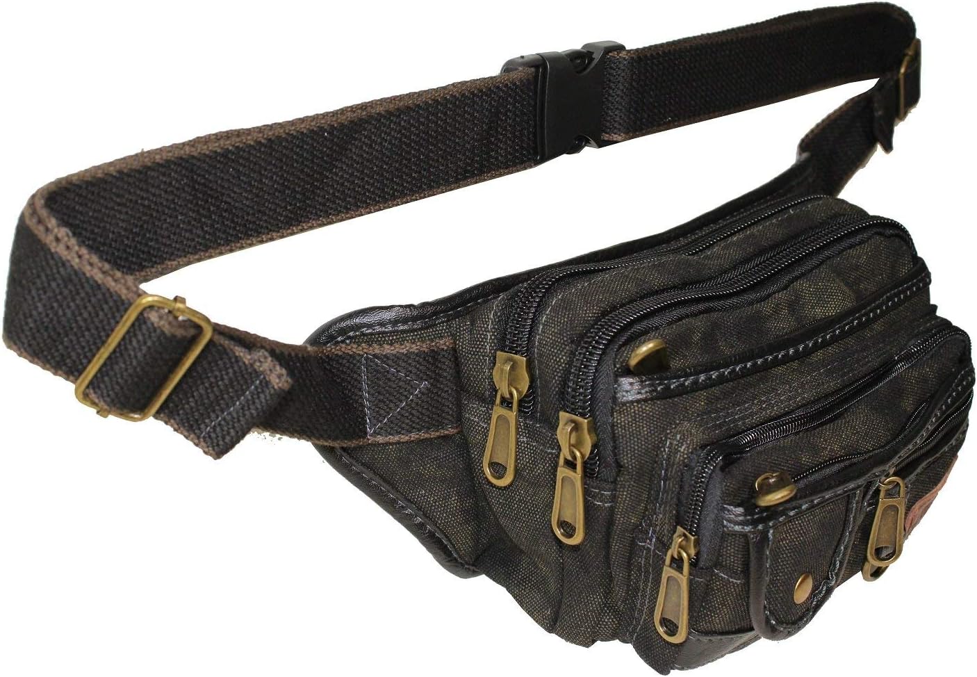 Waist Bag Fanny Pack For Men Travel Pouch For Women Anti Theft Waist Bag Belt Bag Waist Pouch For Travel Workout Running Hiking (Black 1106L)