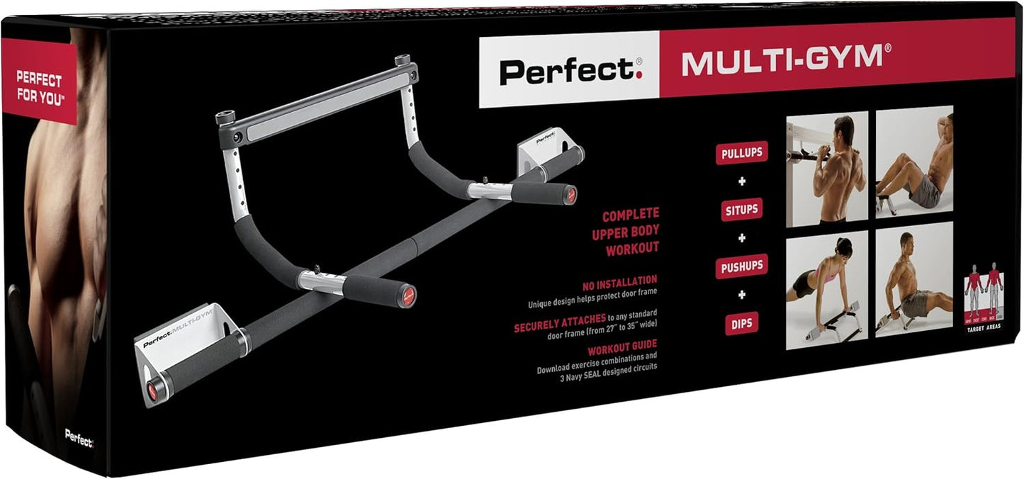 Perfect Fitness Multi-Gym Doorway Pull Up Bar and Portable Gym System