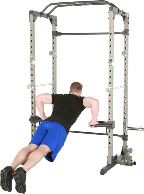 Fitness Reality Multi Grip Set of 2, Dip Bar Attachments for 2" x 2" Tube Power Cage