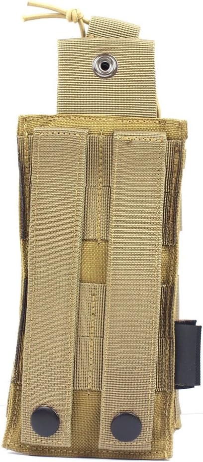 Tactical Radio Pouch - 1000D Tactical Molle Two Way Radios Holder Case for Walkie Talkies