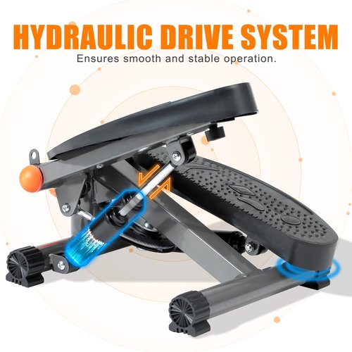 Mini Stair Stepper for Exercise at Home with Resistance Bands Exercise Equipment for Home Stair Climber Stepper Machine for Home Gym Cardio Equipment for Full Body Workout