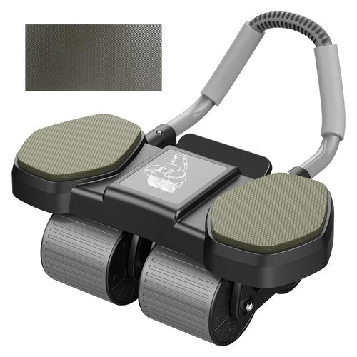 Auto-Rebound Ab Roller With Multifunctional Fitness Board,Core Strength Training, Push-Up Plank Stand, Ab Workout Equipment