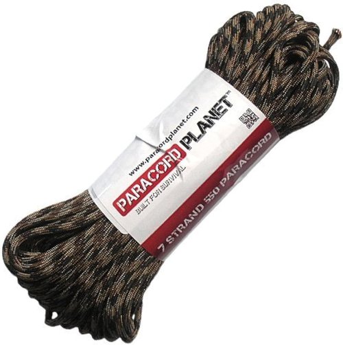 550 Paracord Tactical Utility Cord - 100ft Military Grade Kelly Green Hank