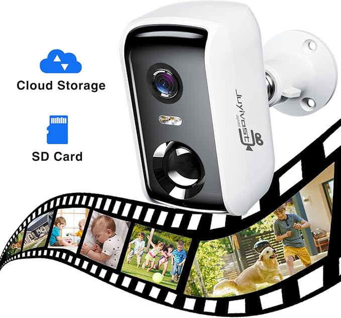 Security Cameras Wireless Outdoor,WiFi Cameras for Home Security with AI Motion Detection Spotlight Siren,Battery Powered Cam,2K Color Night Vision,2-Way Talk,IP65 Waterproof,Works Alexa