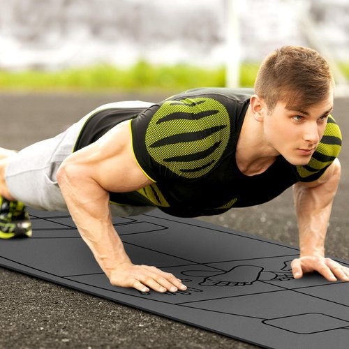 JellyArch 6 x 2.2 ft Surf Mat with Storage Bag Non-slip Rubber Yoga Mat Surf Training Accessories for Women Men Workouts Indoors
