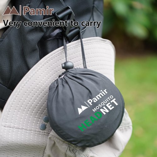 Mosquito Head Net Hat Sun Safari Hats with Hidden Net Mesh Mask for Fishing Hiking Camping Climbing (US, Alpha, Small, X-Large, Black)