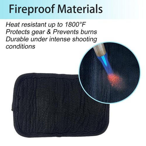 7" Heat Resistant Suppressor Cover with Microfiber Sleeve for Hunting Rifle Fireproof Suppressor Wrap