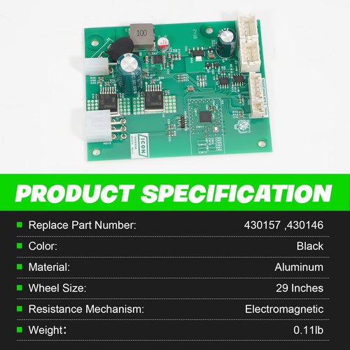 LEAPTREND 430157 Motor Control Board Controller Compatible with Nordic Track C22I/S10I/S15I/S22I/S27I/SE9I/X24 Stationary Bike, 430146 Controller for Select Elliptical Machines