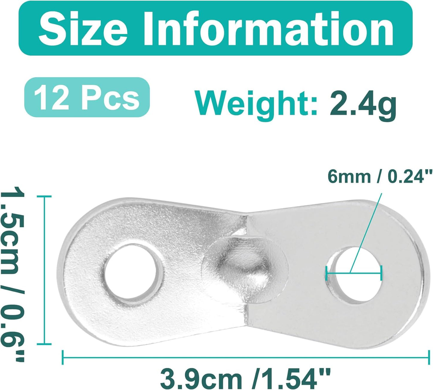 uxcell 12PCS Aluminum Alloy Guyline Rope Tensioner, Adjustable Cord Adjuster Tent Tensioners for Camping Accessories, Guy Line Adjusters Wind Rope Buckle for Outdoor Hiking Silver Tone