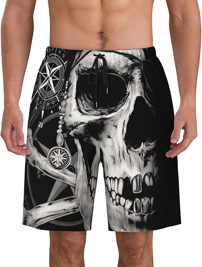 Mens Swim Trunks with Mesh Lining,Quick Dry Swimsuit Board Shorts Beach Pants Swimwear Bathing Suits