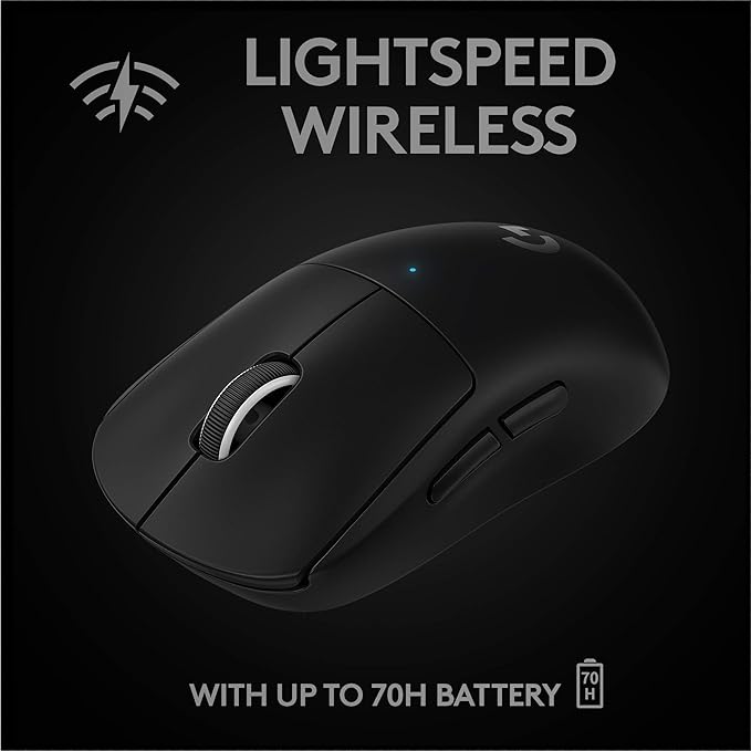 Logitech G Pro X Superlight Wireless Gaming Mouse + G840 XL Gaming Mouse Pad Bundle - Black