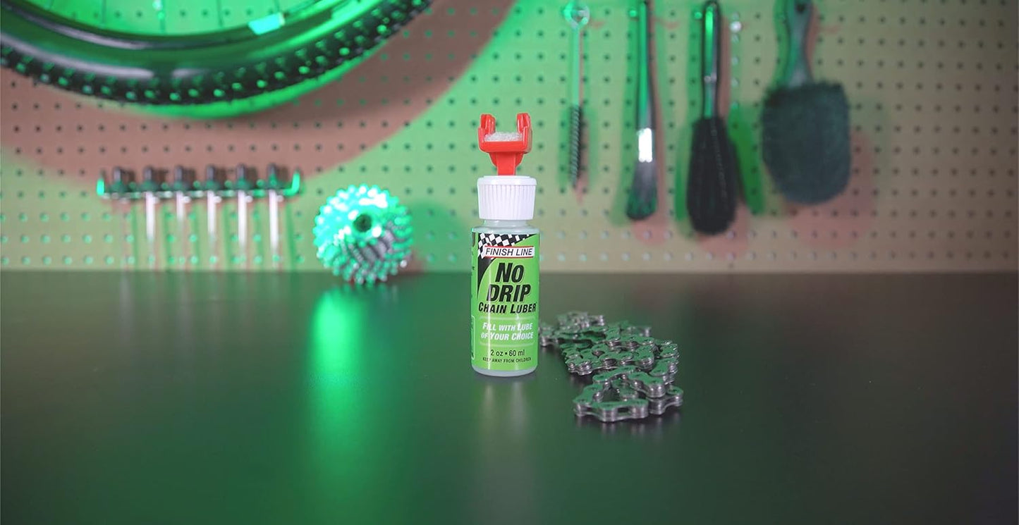 No Drip Chain Luber for Bicycles - Finish Line Chain Maintenance Tool