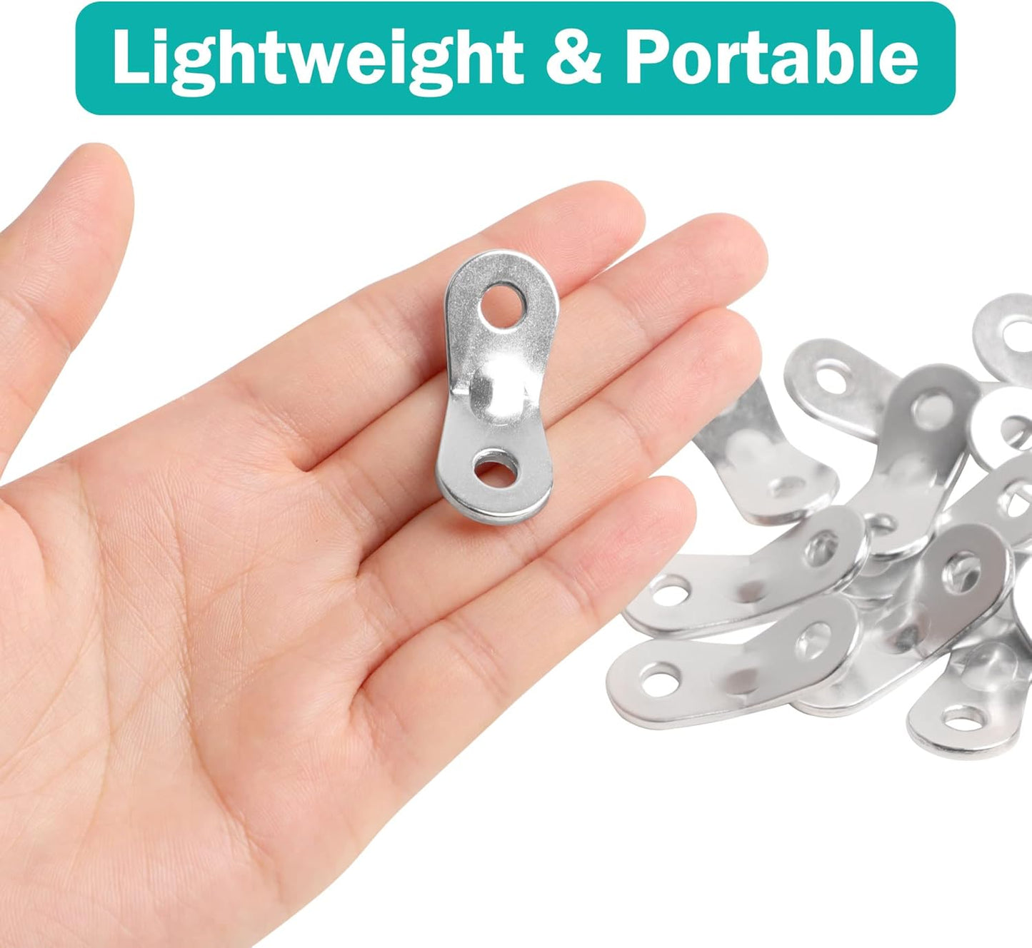 uxcell 12PCS Aluminum Alloy Guyline Rope Tensioner, Adjustable Cord Adjuster Tent Tensioners for Camping Accessories, Guy Line Adjusters Wind Rope Buckle for Outdoor Hiking Silver Tone