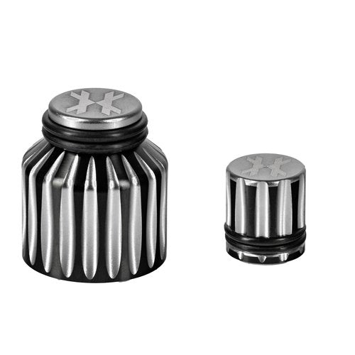 HK Army Elite Thread Protector Fill Nipple Cover for Air Tanks (Nova, Silver)