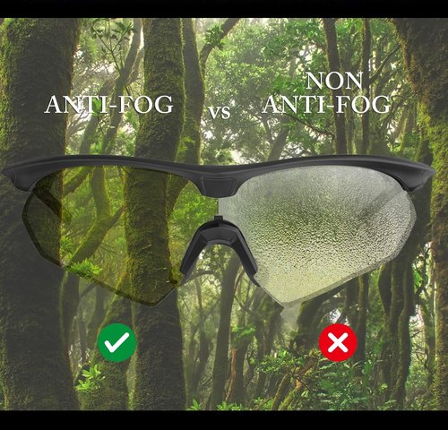 HTS HUNTERSKY S53 anti fog Tactical Shooting Range Safety Glasses Ballistic eye protection Hunting Airsoft Riding Pickleball lab chemistry goggles