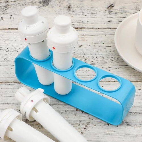 LJHYSD Flavor Cartridge Holder, Sip Cartridge Storage Rack Cartridge Holder Case Compatible with Cirkul, Holding 4 Cartridges, Plastic Test Tube Rack