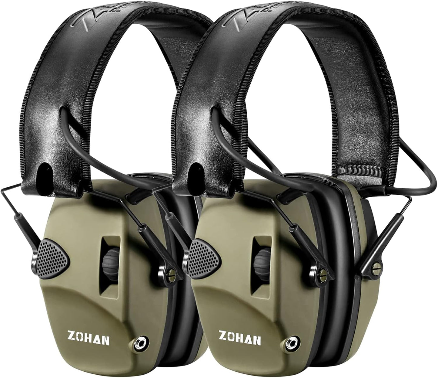 ZOHAN EM054 Electronic Shooting Ear Protection with Sound Amplification, Slim Active Noise Reduction Earmuffs for Gun Range
