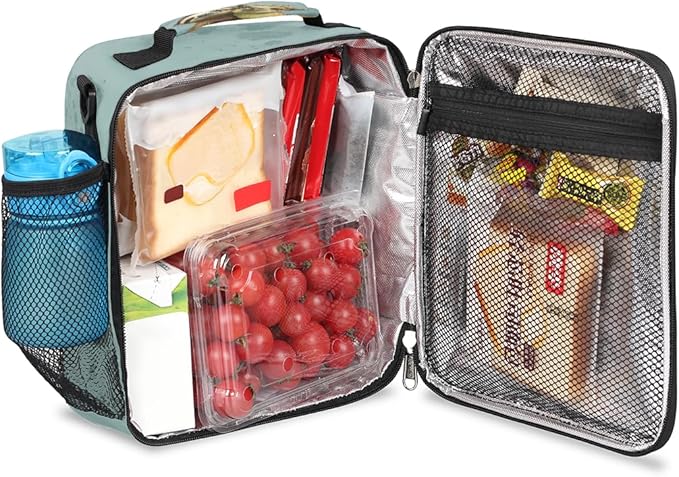 cfpolar Cute Llama and Sloth Lunch Box for Boys Girls, Insulated Lunch Bags for Kids Reusable Mini Cooler Lunch Tote Lunchbox Thermal Meal Tote Kit with Shoulder Strap for Work School Picnic