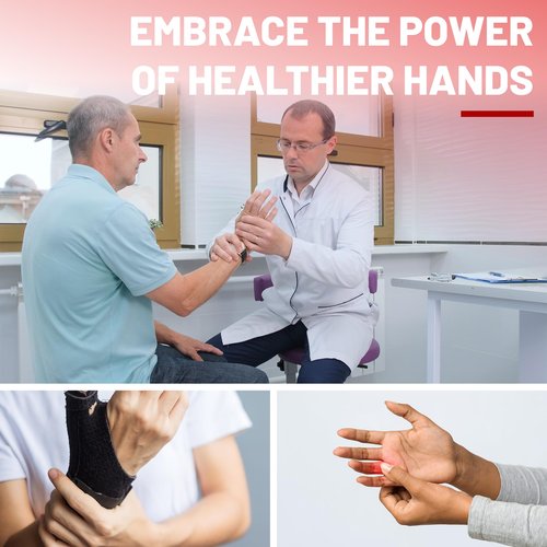 Konzert Finger Strengthener Medium Tension - Grip Strength Trainer, Forearm & Hand Gripper Exerciser, Strengthening Grip for Therapy, Guitar Handgrip, Wrist Strengtheners