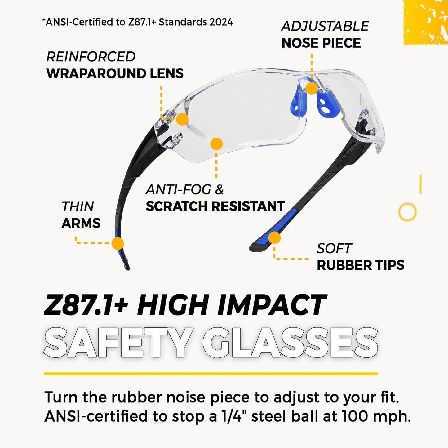 TradeSmart High-Performance Earmuffs for Shooting Range & Shooting Eye Protection Glasses + Firearm Confidence Course