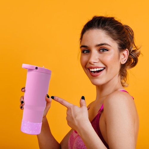 Allwith 2PCS Glitter Silicone Boot for Hydrojug Traveler 40 oz, Anti-Slip Protective Sleeve for Hydrojug Stainless Steel Tumbler, Bottom Cover Base Accessories