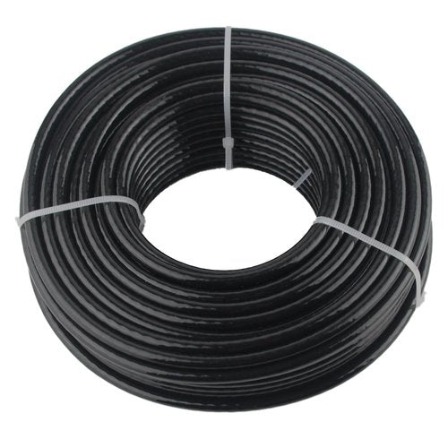 WRFDEC 98.4Ft Fitness Gym Replacement Cable for Pulley Cable Machine, Gym Steel Cable, Pulley Cable for DIY Home Gym, TPU Coated, Cable Thick 1/4"(6mm)