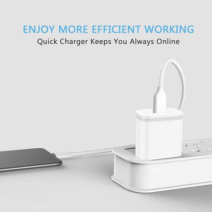 USB C Charger Block 3-Pack 20W Type-C Fast Charging Phone Wall Plug Portable Power Adapter USBC Brick USB-C Box for iPhone 16 15 14 13 12 11 Pro Max Plus XS X XR SE 8 7 6 6S, Pad