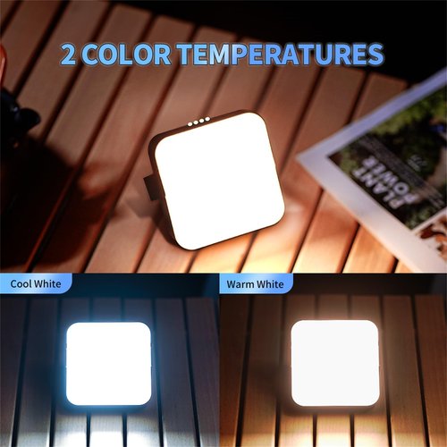 SANBEN Solar Camping Lantern Rechargeable -1000LM 8000mAh Portable Tent Light, IP65 Waterproof Outdoor LED Flashlight for Hiking, Emergency, Camping Essential (Beige)