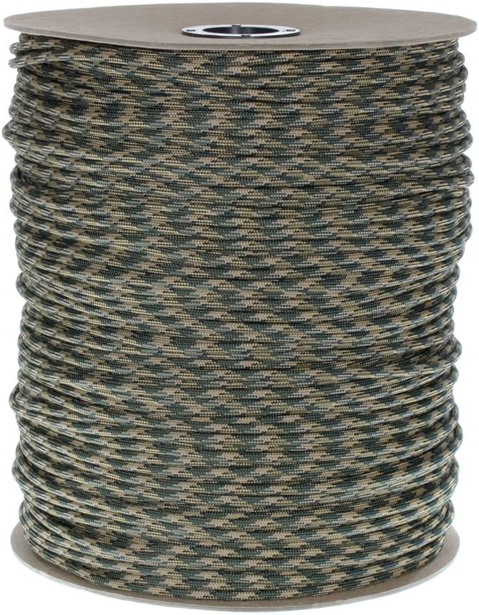 Paracord Planet 850 US Government Certified Paracord 10', 25', 50', 100', 250', 1000' Lengths