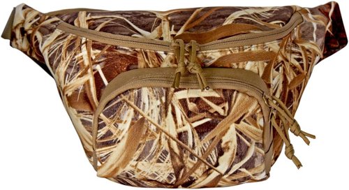 AUSCAMOTEK Hunting Camouflage Fanny Pack for Men - Waterproof Waist Bag for Hunters - Woodland Camo