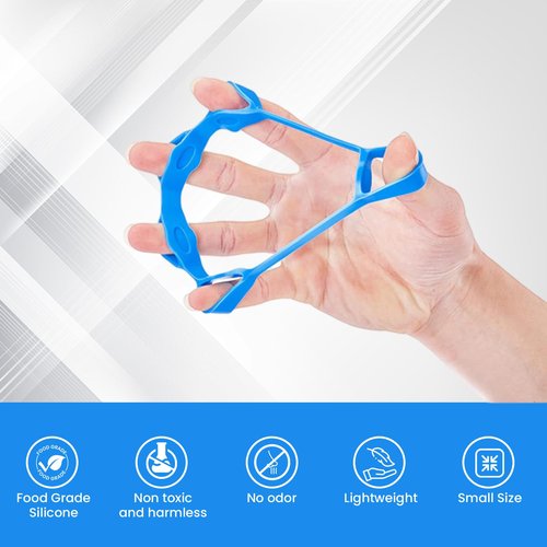 Grip Strength Trainer Kit 9 Pack with Forearm Strengthener, Countable Hand Grip Strengthener,Hand Extension Exerciser, Stress Relief Ball, Grip Ring