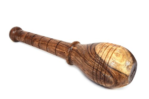 KNK GADA FITNESS BAR INDIAN CLUB BHEEM MACE SHOULDER EQUIPMENT MEEL KARLA KATAI FITNESS DURABLE WOODEN EQUIPMENT (3 to 4 KG)