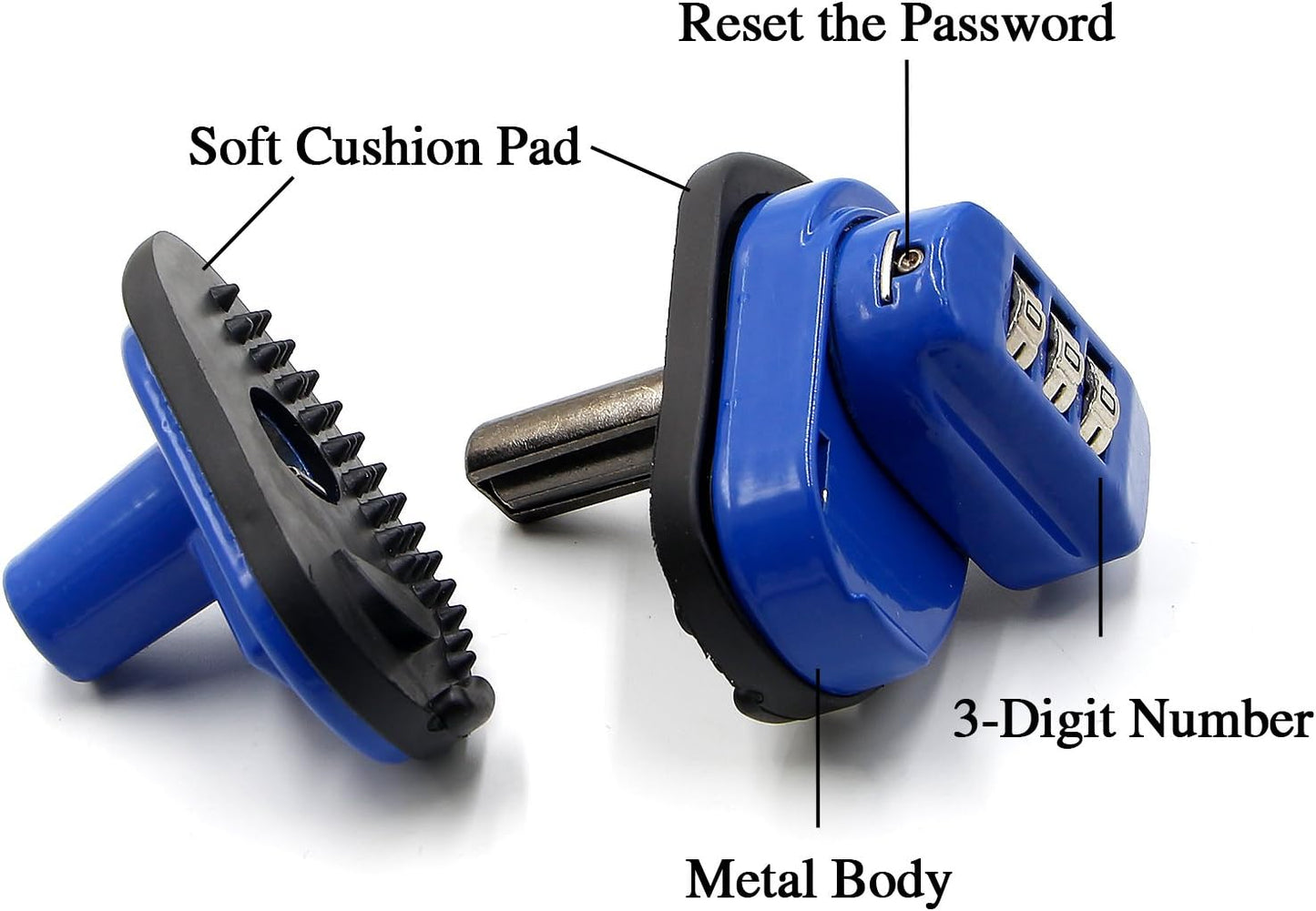 RioRand Trigger Lock 3 Digit Combination Gun Lock Gun Trigger Lock Accessories Blue